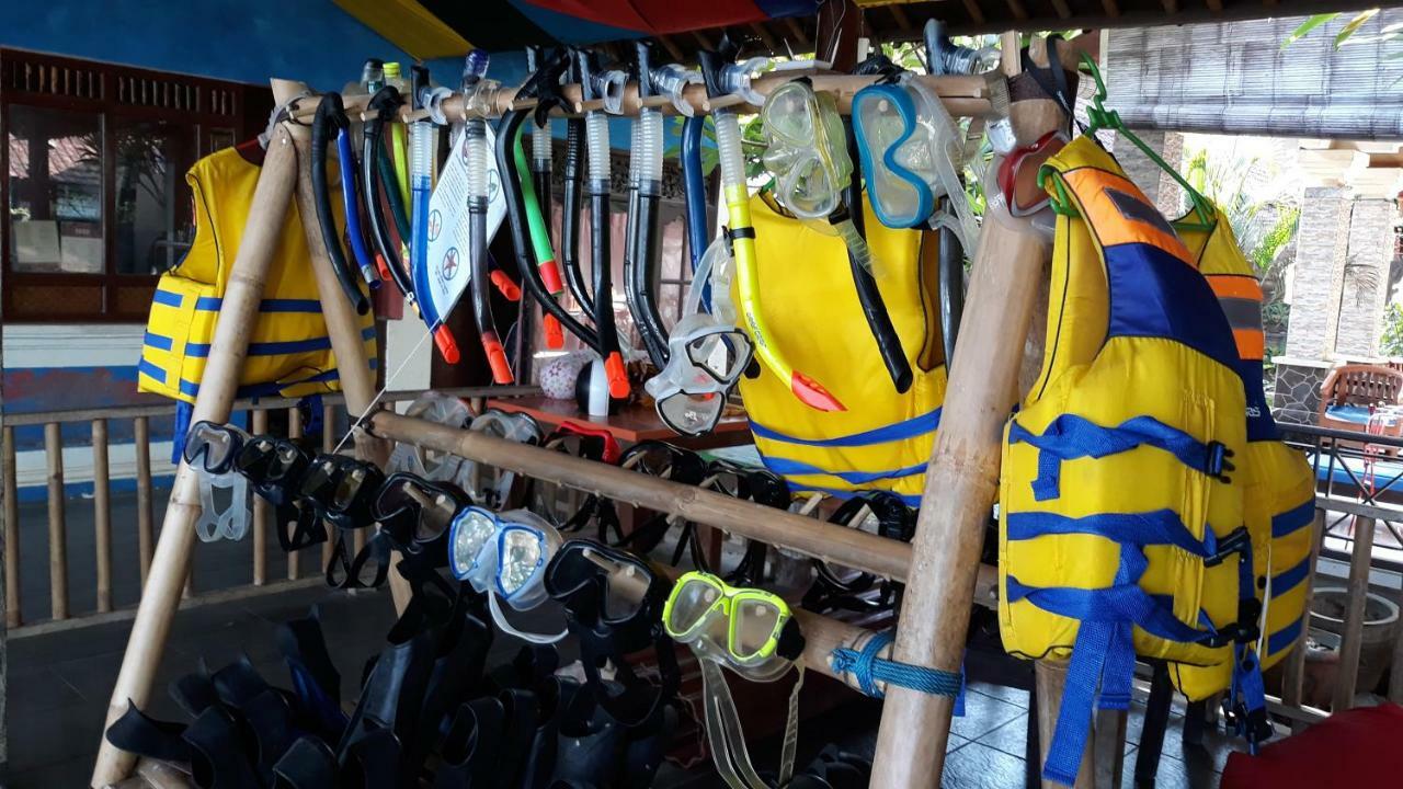 Barracuda Beach Hostel Amed Kültér fotó